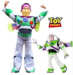 バズ コスプレ トイストーリ キッズ ハロウィン Mサイズ　仮装のサムネイル