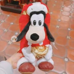 1月27日まで】上海ディズニー グーフィー 春節 ぬいぐるみ ウマ 馬