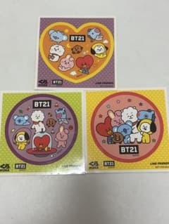 BT21 くら寿司 ステッカー 3枚セットのサムネイル