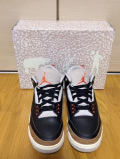 Air Jordan 3 Retroブラック/オレンジ/ブラウン - メルカリ