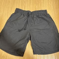 無地 ハーフパンツ ブラック Mサイズのサムネイル