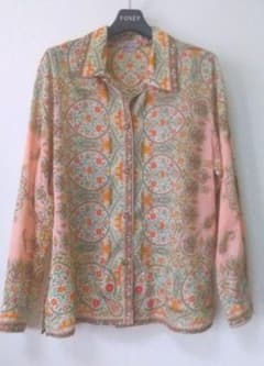 シルクロードクラブ☆綿ブラウスM～L☆山本仁商店のサムネイル