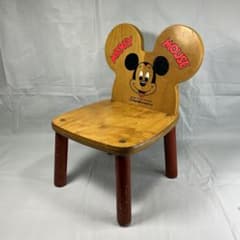 レア チトセ　ディズニー　ミッキー　木製　長椅子 Disney - 【美品】激レア ちとせ 学習机 ディズニー ミッキー スタンド