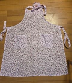 LANVIN エプロン 花柄 ピンク系【未使用】のサムネイル