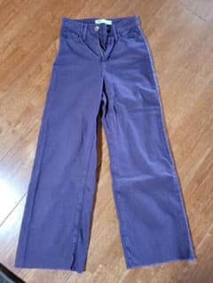 ZARA パープル ブーツカットデニム 32のサムネイル
