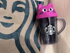 スタバハロウィン2023完売品　耐熱グラスマグキャットのサムネイル