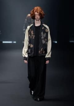ラッドミュージシャン 25ss リバーシブルスカジャン ローズキャット柄 46 ラッドミュージシャン 25ss リバーシブルスカジャン ローズキャット柄