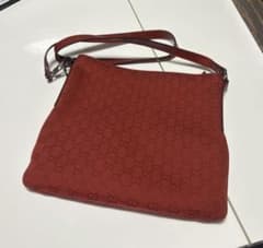 GUCCI GGキャンバス ショルダーバッグ レッド 11301 203939 GUCCI GGキャンバス ショルダーバッグ レッド 11301 203939 - メルカリ