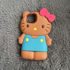 マスカットちゃん様専用 日焼けキティ iPhoneケース iPhone13のサムネイル