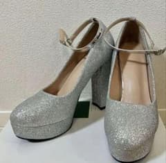 ブライダルシューズ12センチヒール23.5センチ - メルカリ