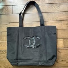 CHANELシャネルノベルティ ナイロントートバッグ - メルカリ