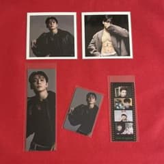 BTSJINフィルムブックマーク・ロングステッカー・両面ホログラムフォトカード① BTS ①ロングステッカー・ブックマーク・ホログラム両面フォトカード等