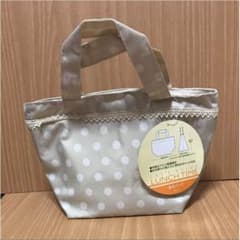 保冷バッグ スケーター ベージュ 水玉柄 新品未使用 タグ付きのサムネイル