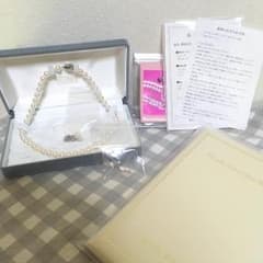 アコヤ真珠 新品未使用 松屋 3点セット 鑑定書 ネックレスのサムネイル