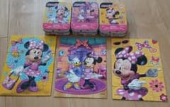 Disney Minnie Mouse 지그 소 퍼즐 3 캔 세트
