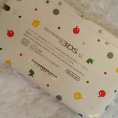 値下げ!どうぶつの森限定 3DS LL (難アリ)のサムネイル