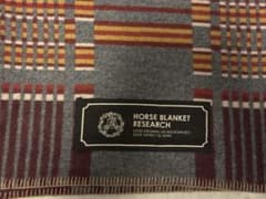 horse blanket research ジャガード ジャカード グレー - メルカリ