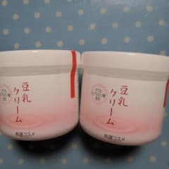 良選コスメ　豆乳クリーム２個セット　日本製のサムネイル