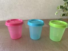 タッパーウェア ミニカップ　3個セットのサムネイル
