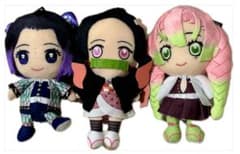 サンライズ 鬼滅の刃 Chibiぬいぐるみ 蜜璃・禰豆子・しのぶ 3体セット