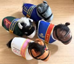 サラブレッドコレクション 馬服コスチューム ぬいぐるみ 4頭セット
