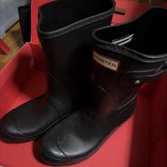 HUNTER ハンター レインブーツ 長靴 UK5 24cm〜24.5 - メルカリ