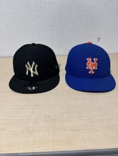 New Era Yankees&Metsキャップ 2点セット　値下げ交渉ありのサムネイル