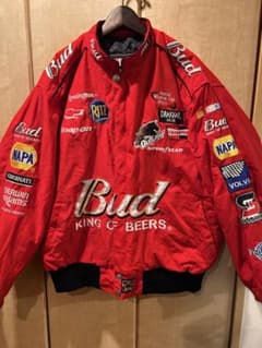 ク*イ様 モータースポーツNASCAR公式ライセンス　バドワイザーレーシングジャ ク*イ様 モータースポーツNASCAR公式ライセンス バドワイザー