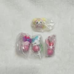 푸치큐아 마스코트 with 초코 스낵 4점 세트