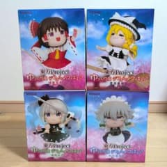 東方Project ゆっくり風デフォルメフィギュア 4種4個セット - メルカリ
