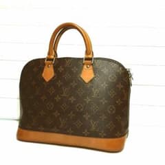VUITTON ルイヴィトン　ハンドバッグ　モノグラム　アルマ　ブラウン