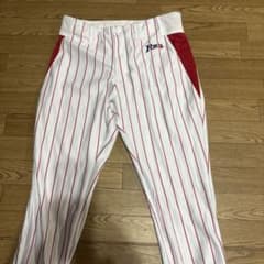 ポルテ　練習用ユニフォームパンツ 白赤ストライプのサムネイル
