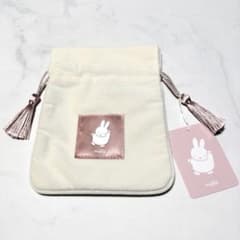 ミッフィー ナイトアンドデイシリーズ 巾着袋 (アイボリー) 朝柄 ポーチ