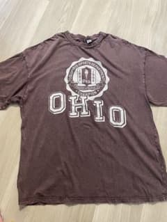 H&M DIVIDED OHIO プリント Tシャツ ブラウン XSのサムネイル