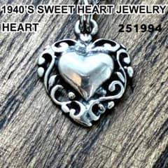 スウィートハートジュエリー ハート シルバー ヴィンテージ ネックレス