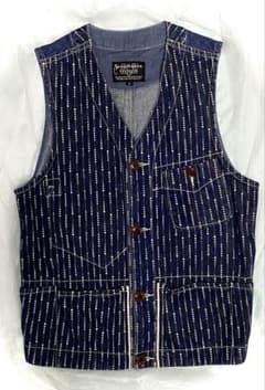Schott BROS. 워바쉬 스트라이프 베스트 S