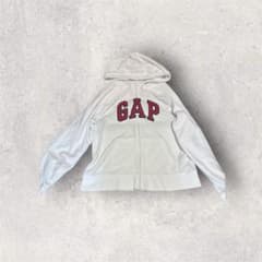 old GAP ジップパーカー y2k 00s 短丈 - メルカリ