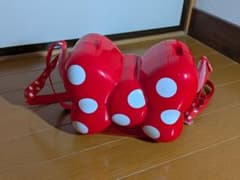 ディズニー ミニー リボン型 ポップコーンバケット 赤 水玉 ストラップ付のサムネイル