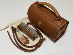 美品 HERZ ヘルツ フィットバッグ 50周年記念鞄 CT-2303 本革