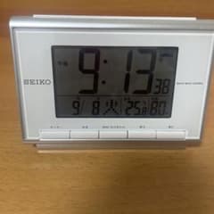 SEIKO 電波時計 SQ698S 置時計 デジタルのサムネイル
