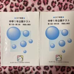 馬渕教室 公開テスト中一 過去問2017年度のサムネイル