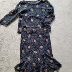 ZARA　花柄レースセットアップのサムネイル