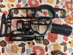 希少　トヨタ　ウィッシュ 10系　純正インテリアパネル　黒木目のサムネイル