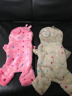 犬服♡♡ウサギちゃん風ロンパース☆お値下げ2枚セット組のサムネイル
