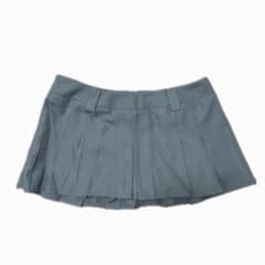 プリーツミニスカート　グレーSのサムネイル