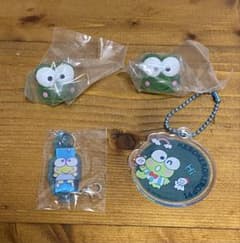 けろけろけろっぴ リング2点＋キーホルダー2点のサムネイル