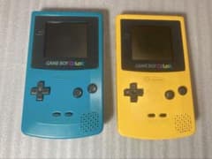 ゲームボーイカラー本体2個セット　ソフト2個付きのサムネイル
