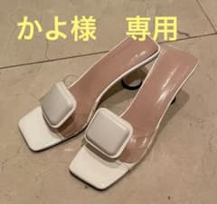 レディースサンダル　クリアのサムネイル