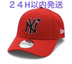 新品】BASICKS ニューエラ コラボ キャップ ヤンキース 赤 - メルカリ