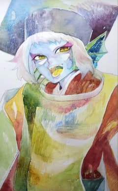 オリジナルイラスト 手描き 水彩画のサムネイル